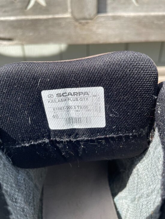 Scarpa Kailash Plus GTX - like new! main image 5